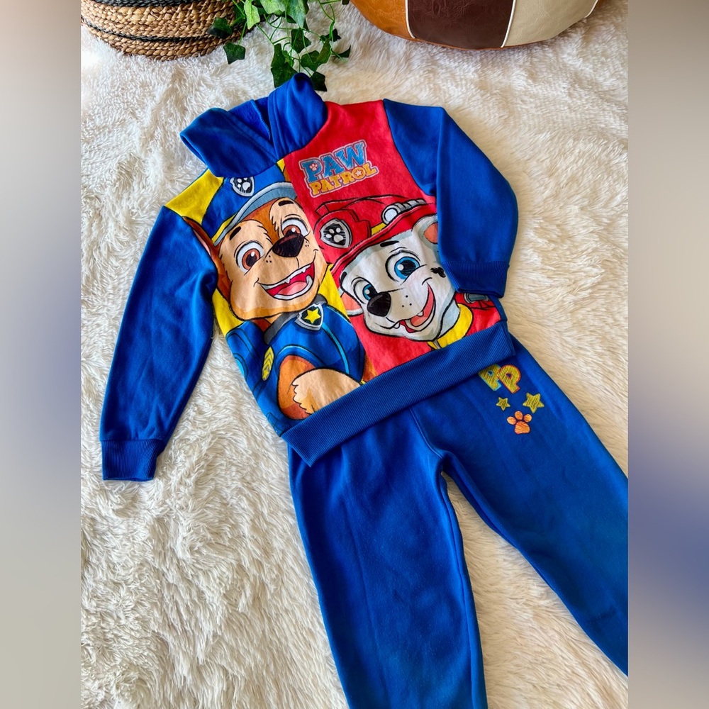 Nickelodeon Paw Patrol Blue and Red Hoodie And Pants Sweatsuit Set